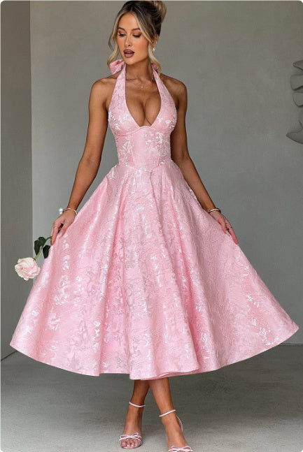 The "Resort Royalty" Jacquard Maxi